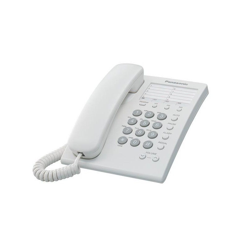 Teléfono Analógico PANASONIC KX-TS550MEW