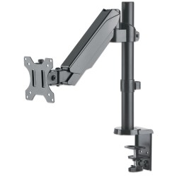 Soporte universal para monitor MANHATTAN  con pistón a gas,  Soporta un monitor de 17