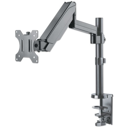 Soporte universal de pared para monitor MANHATTAN con pistón a gas,Soporta un monitor de 17