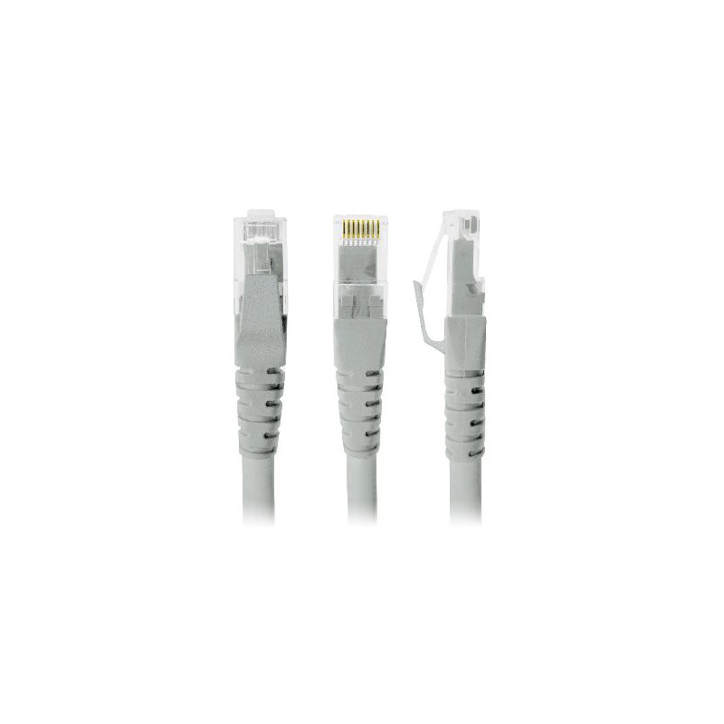 CABLE DE PATCH RED, CAT6 UTP, GRIS, 2.0 M BROBOTIX 308200