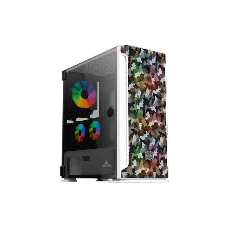 GABINETE  HOLLOW 2500 ATX,C/T 3VEN ARGB/MESH/ Yeyian YGH-49704
