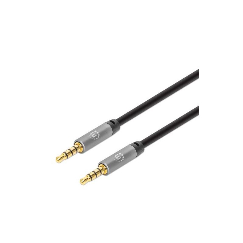 Cable Auxiliar de Audio Estéreo de 3.5 mm MANHATTAN 355995