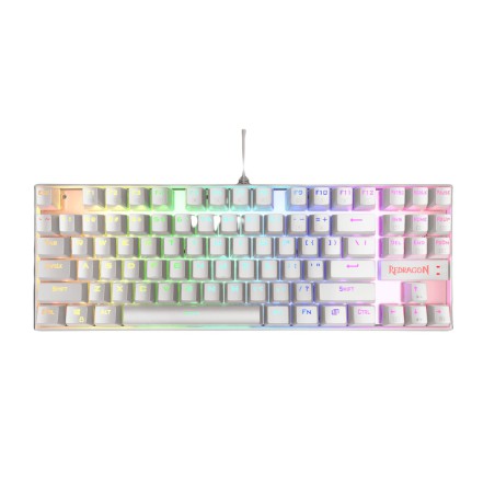Teclado Mecánico Redragon Kumara White RGB