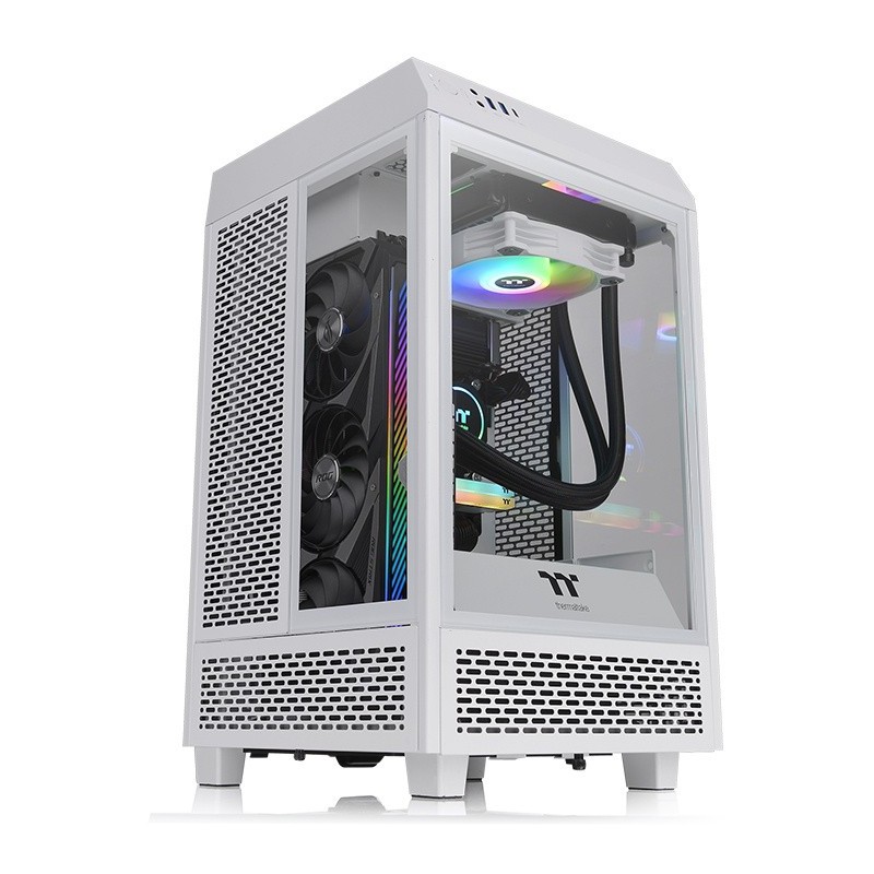 Gabinete  THERMALTAKE The Tower 100 Snow Mini Chassis