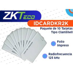 Tarjetas compatibles con lectores RFID con fr ZK TECO IDCARDKR2K 
