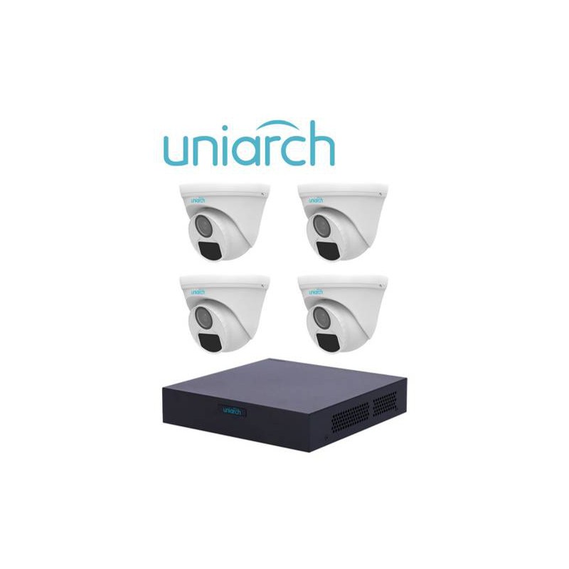 Kit de videovigilancia UNIARCH XVR301-04F/4*UAC-T112-F28 