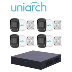 Kit de videovigilancia UNIARCH XVR301-04F/4*UAC-B112-F28