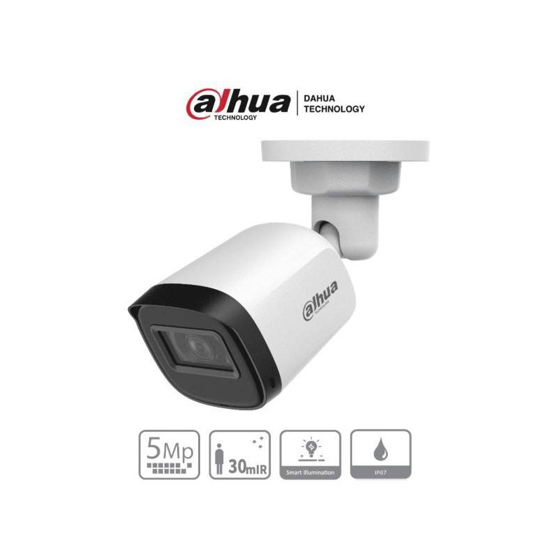 Cámara Bala Análoga Dahua Technology DH-HAC-B1A51N-U-0280B