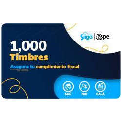 Timbres Fiscales ASPEL PAQUETE DE 1000 TIMBRES