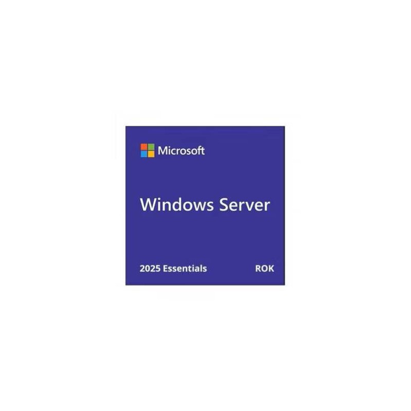 Sistema operativo Hewlett Packard Enterprise ROK Microsoft Windows Server Essentials 2025