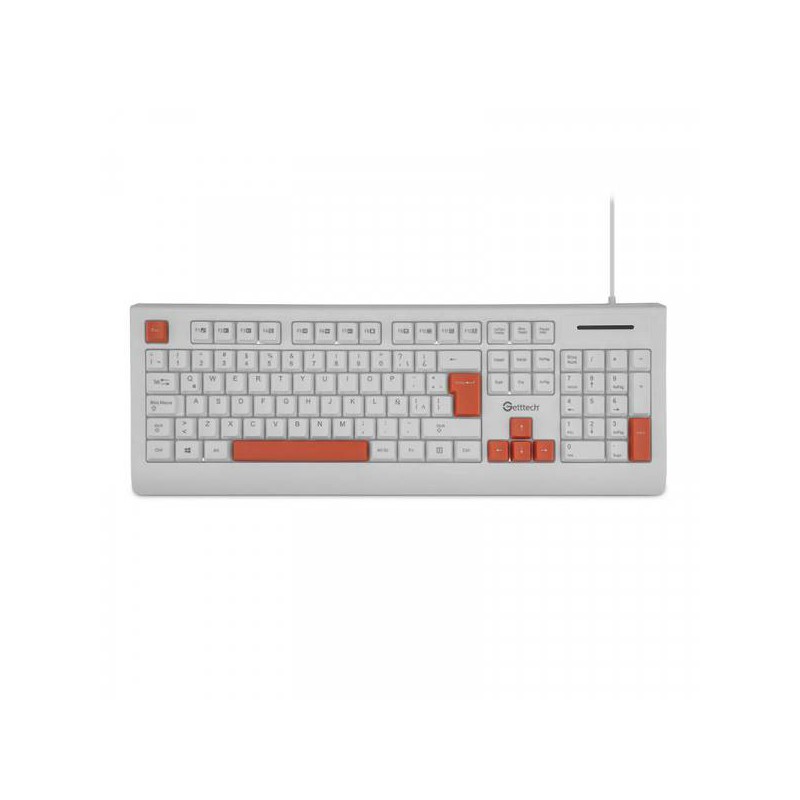 Teclados GETTTECH GGK-ESMWR-02-WH