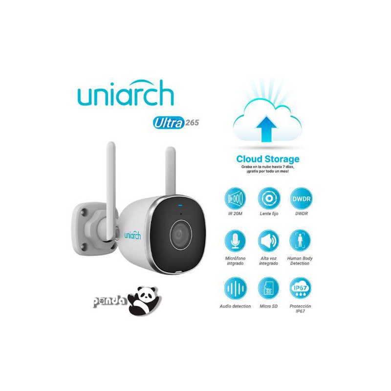 Cámara Bala IP UNIARCH UHO-B2R-M2F3