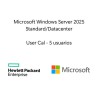 Sistema Operativo Hewlett Packard Enterprise LTU de Microsoft Windows Server 2025 5 usuarios CAL