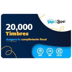 Timbres Fiscales ASPEL FACTE/20,000