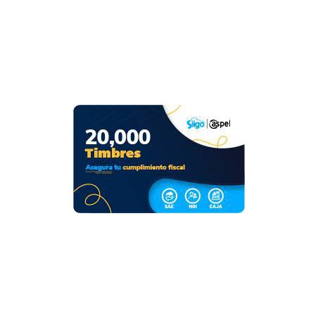 Timbres Fiscales ASPEL FACTE/20,000