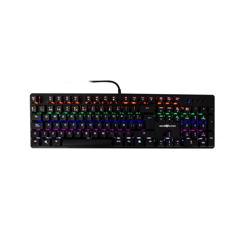 Teclado mecánico GAME FACTOR KBG400-PK-BL