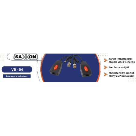 Transceptores SAXXON  RJ-45 VB-04