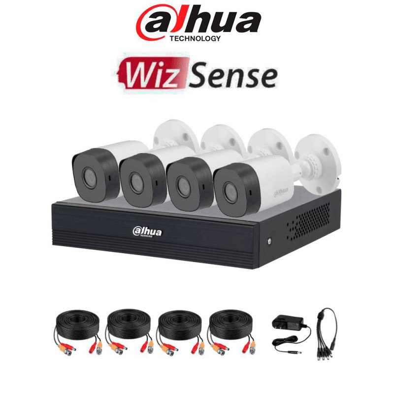 Kits de Videovigilancia Dahua Technology KITXVR1B04-I/T/4-B1A11N