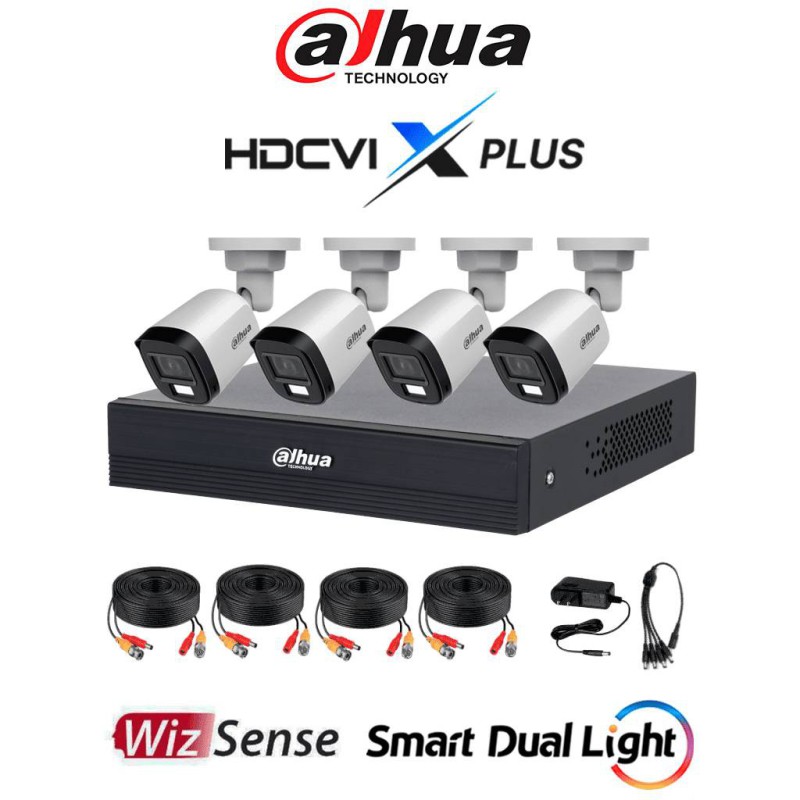 Kits de Videovigilancia Dahua Technology KITXVR1B04-I/T/4-B1A21N