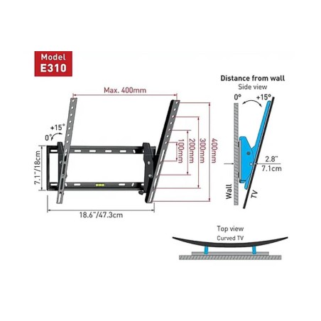 Soportes para TV BARKAN E310+