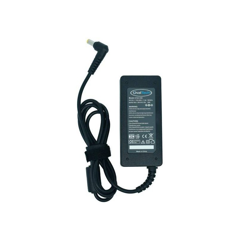 Adaptador para Computadora NETBOOK OVALTECH 19V/2.15AH C/Blister + USB